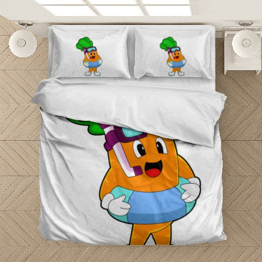 Carrot Swimming Lifebuoy Bedding Sets