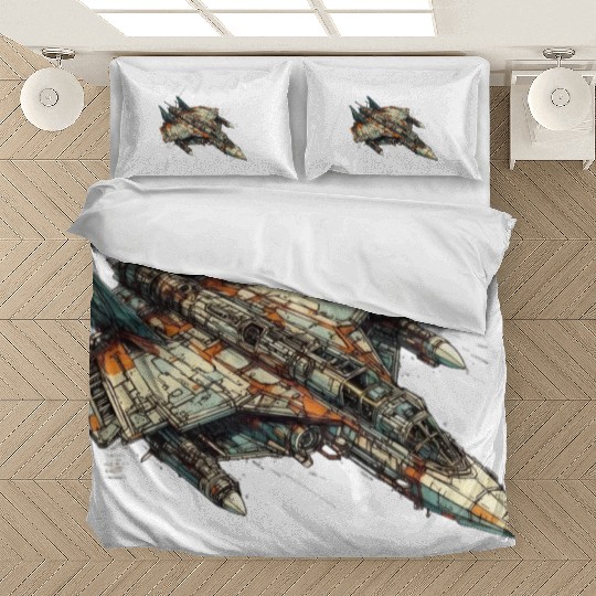 Sci fi FIghter jet Bedding Sets