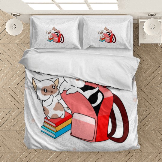 Cute Kittens School Books Bag Back To School Bedding Sets