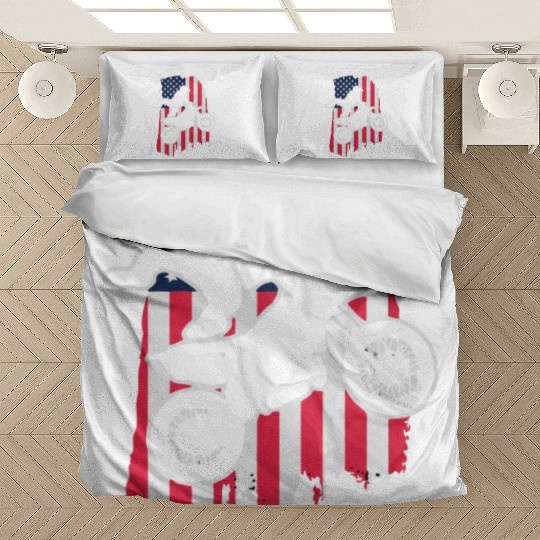 Dirt Bike USA Bedding Sets