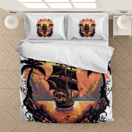 Skull Island Sunset Expedition Bedding Sets