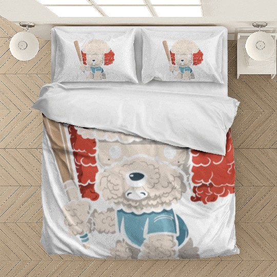 Baseball Dog Baseball Player Baseball Coach Bedding Sets