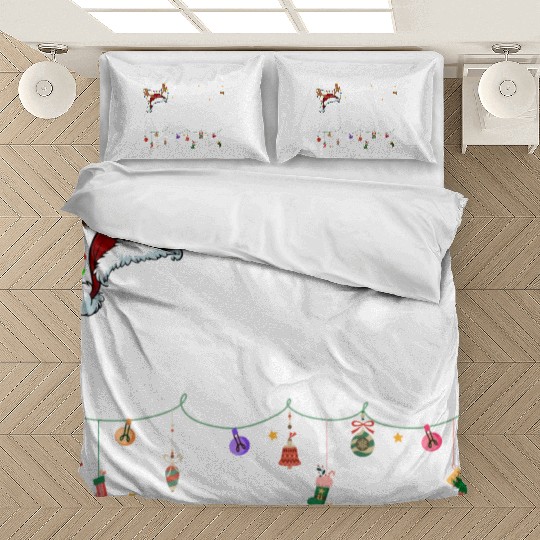 Fa La La 8 Math Teacher Christmas Bedding Sets