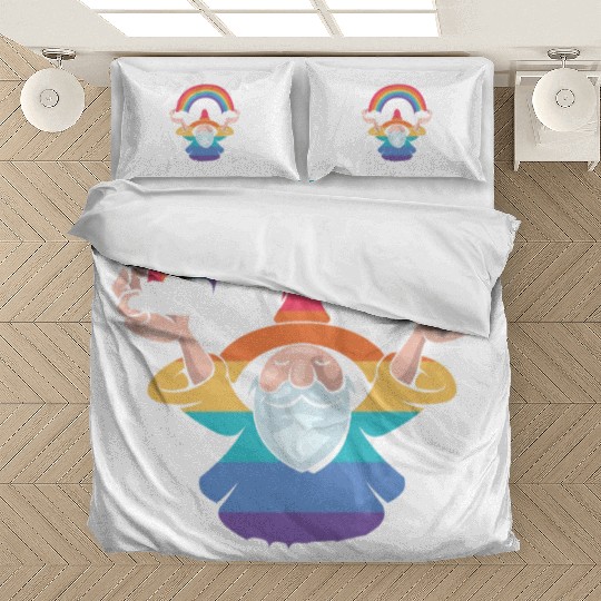 Gay Wizard Rainbow Pride Month LGBTQ Gay Pride Bedding Sets