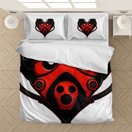 Robot Heart Bedding Sets