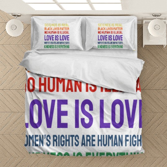 Science Is Real Black Lives Matter Bedding Sets