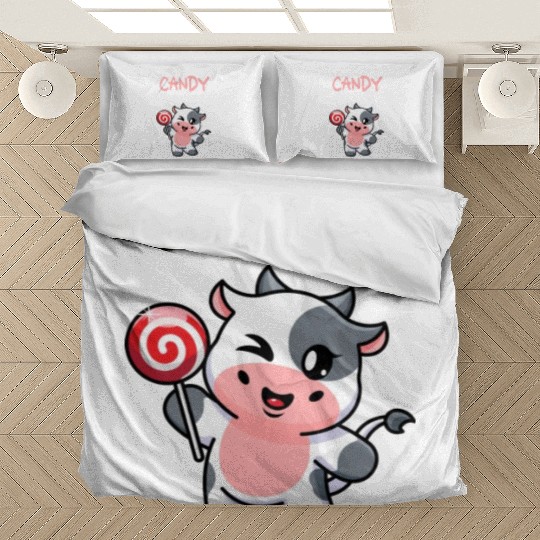Candy Queen I Lollipop I Cow I Kids I Candy Bedding Sets