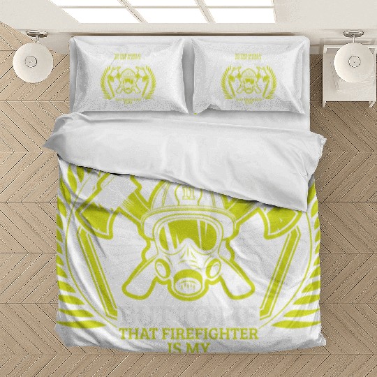 Fireman Volunteer Firefighter Son Mother Bedding Sets