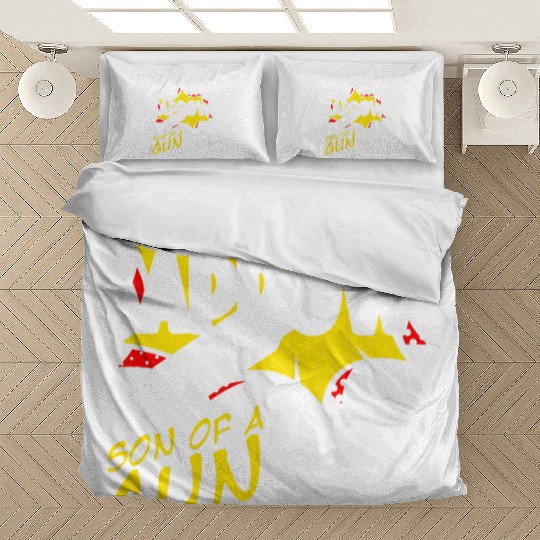 Kappow Bullets Gun Explosion Big Bang Aesthetic Bedding Sets