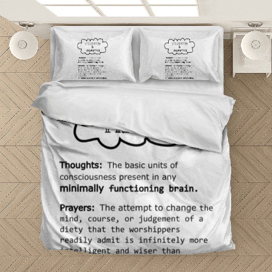 Thoughts and Prayers BLK Bedding Sets