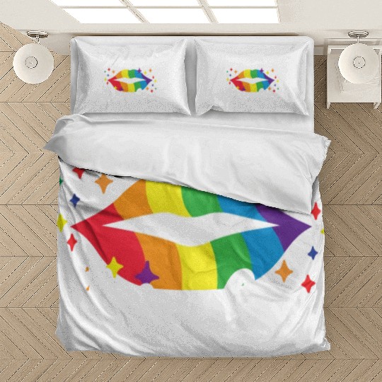 Gay Rights Rainbow Pride Month LGBTQ Pride Parade Bedding Sets
