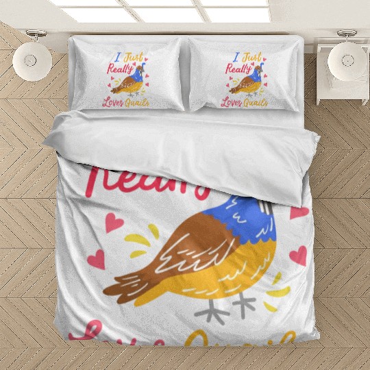 Quail Quail Lover Quail Owner Bedding Sets
