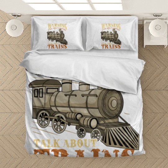Trains Railroad Train Lover Bedding Sets