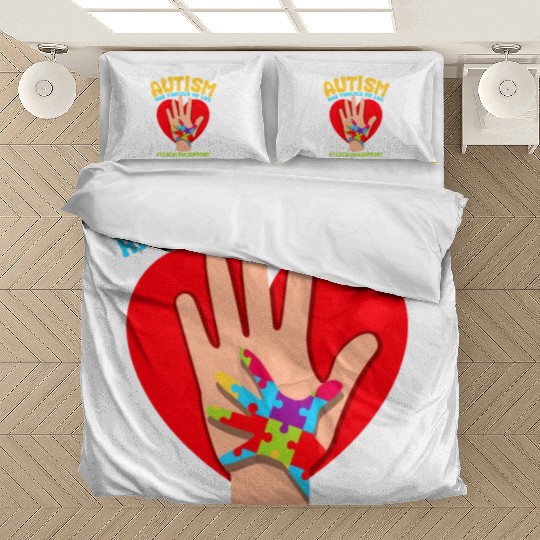 Autism Has Touched My Life Autism Teacher Bedding Sets