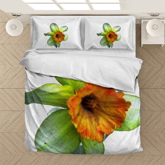 Blooming spring daffodil Bedding Sets