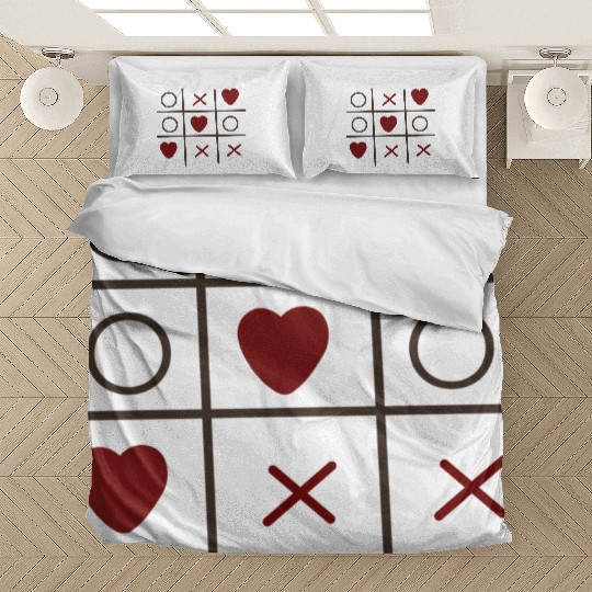 Cool Valentine s Day Criss Cross Heart Bedding Sets