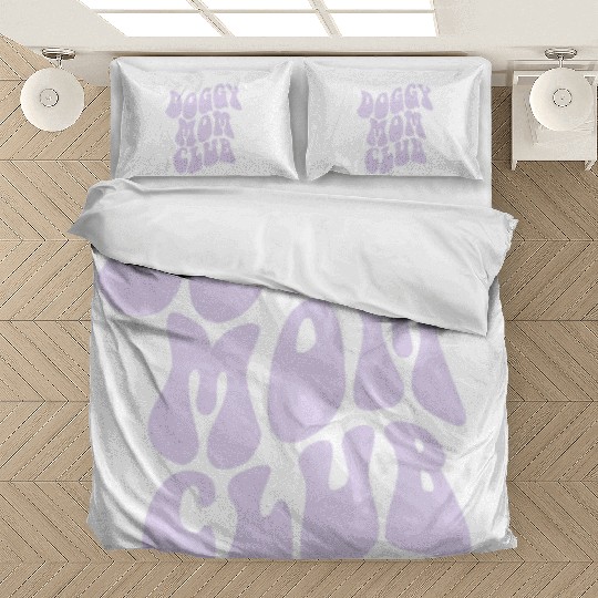 Dog Moms Club retro Pet Lover Bedding Sets