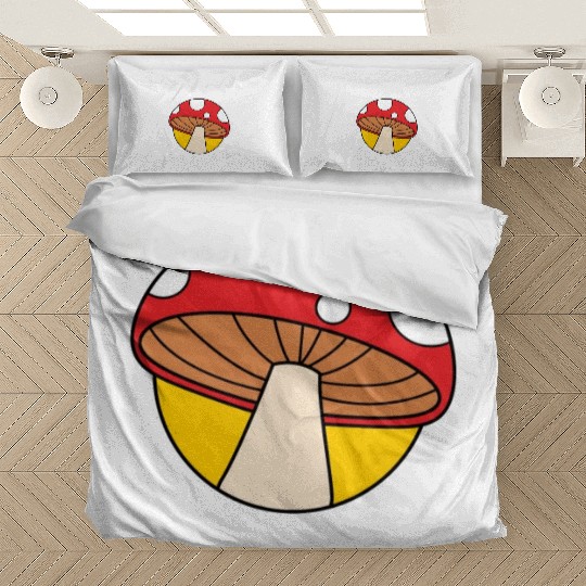 Save The Animals Hunt Mushrooms Morel Mushroon Bedding Sets