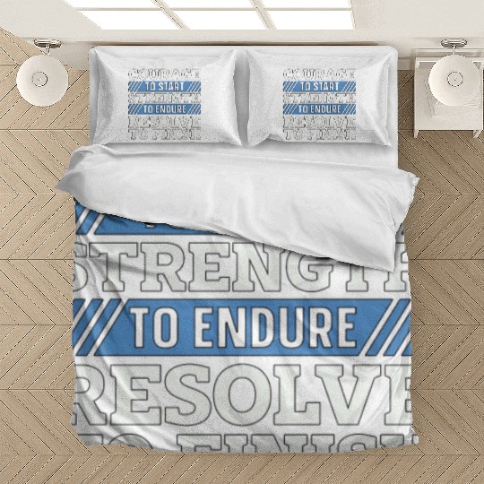 Cross Country Running Courage To Start XC Runner Bedding Sets