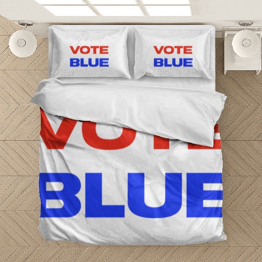 Vote Blue Democratic Party Liberal Voting Bedding Sets