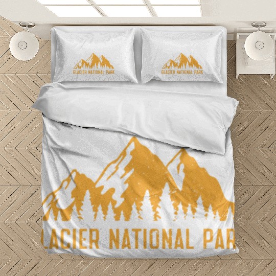 Glacier National Park Mountaineers Mountain lover Bedding Sets
