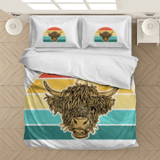 Perfection In Shaggy Packages Highland Cow Bedding Sets