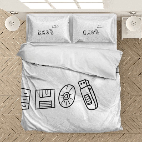 Computer Scientist Programmer Cloud Internet Bedding Sets