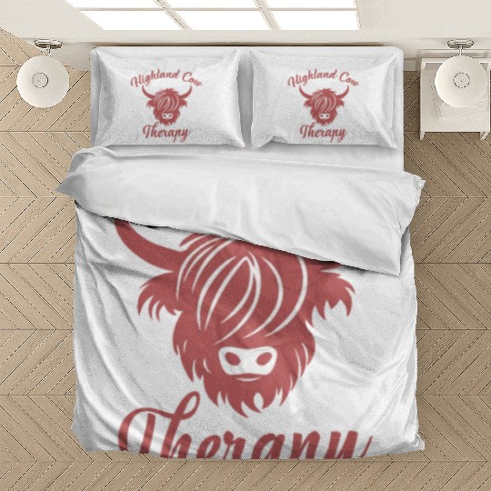 Highland Cow Therapy Bedding Sets
