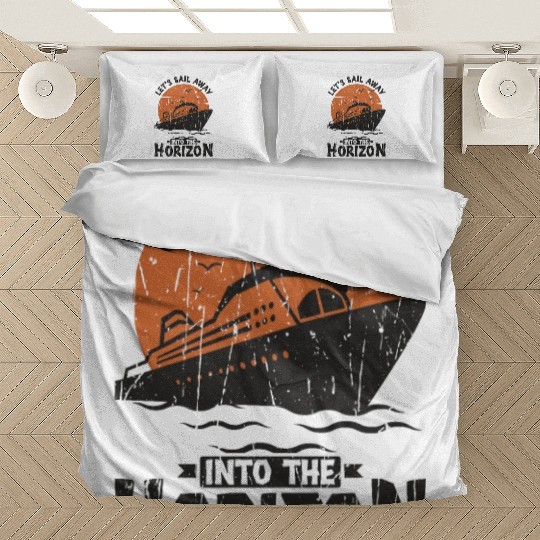 Let's sail away into the horizon - Cruise Bedding Sets