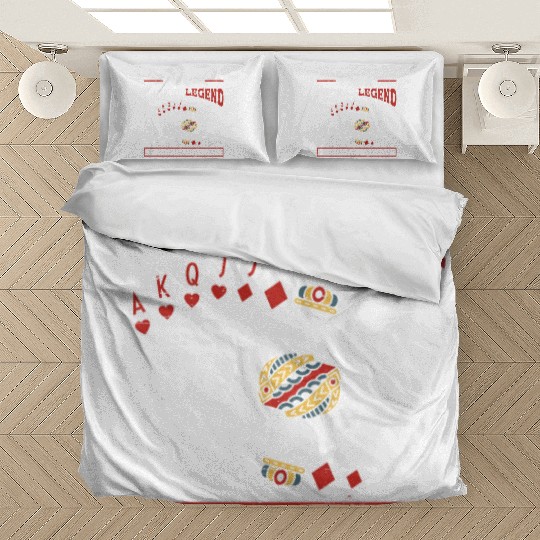 Euchre Legend Card Game Euchre Player Poker Euchre Bedding Sets