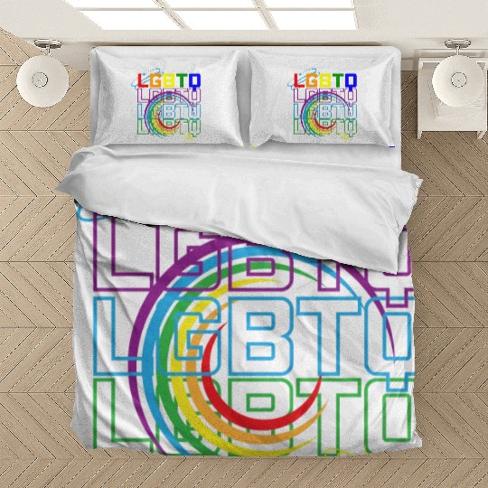 LGBTQ Design Pride Month Rainbow Flag LGBT Bedding Sets