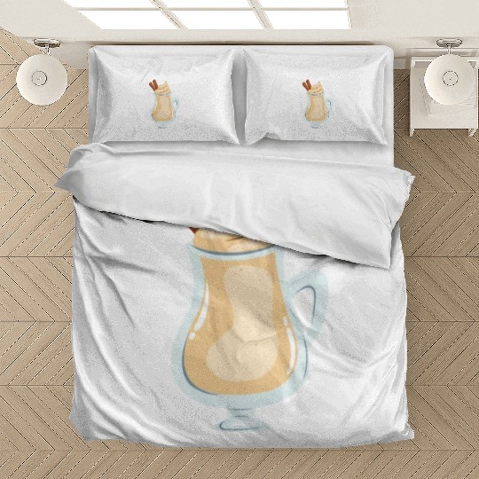 Feeling Noggy Funny Eggnog Lover Christmas Themed Bedding Sets