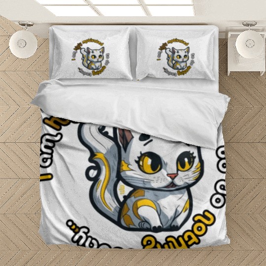 higly motivated golden cat - 5000 - DIGITAL Bedding Sets