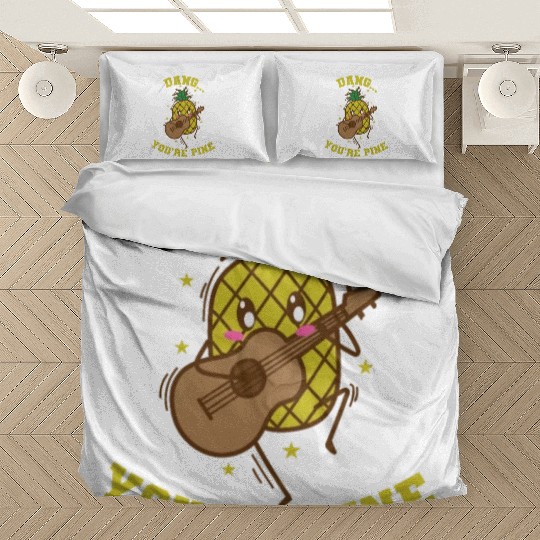 Dang You're Pine Pineapple Sweet Fruit Tropical Bedding Sets