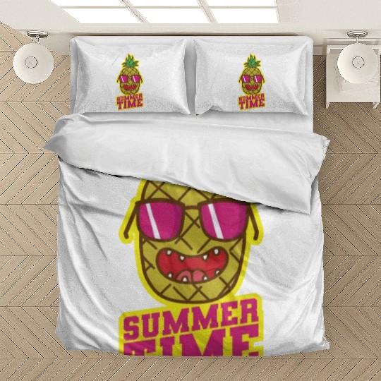 Summer Time Pineapple tropical sweet Fruit Bedding Sets
