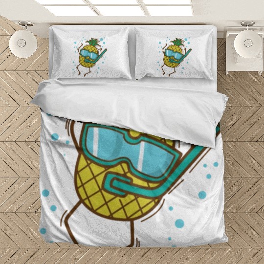 Pineapple dives Tropical sweet Fruit Bedding Sets