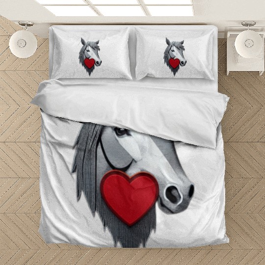 Horse with a heart Bedding Sets
