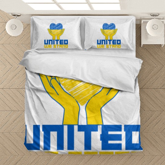 United we stand! US Solidarity for Ukraine Bedding Sets