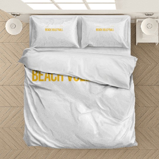 Funny Smart People Beach Volleyball green Bedding Sets