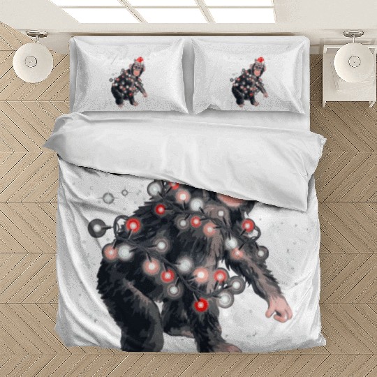 Chimpanzee Monkey Ugly Pajama Monkey Bedding Sets