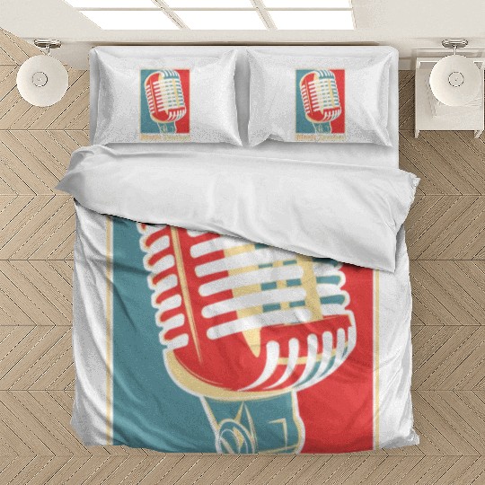 Music Teacher Poster Bedding Sets