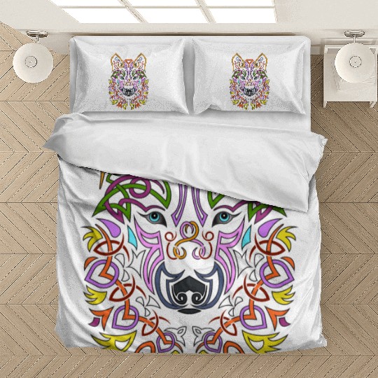Celtic Wolf Design Bedding Sets