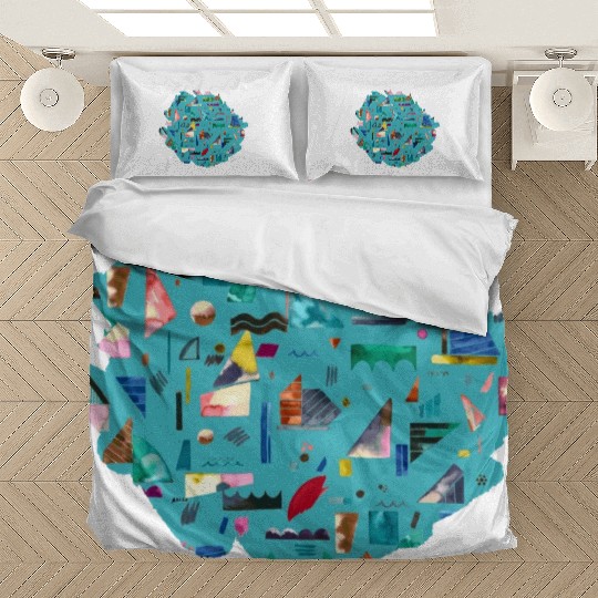 Sailing Boats Multi Blue Bedding Sets