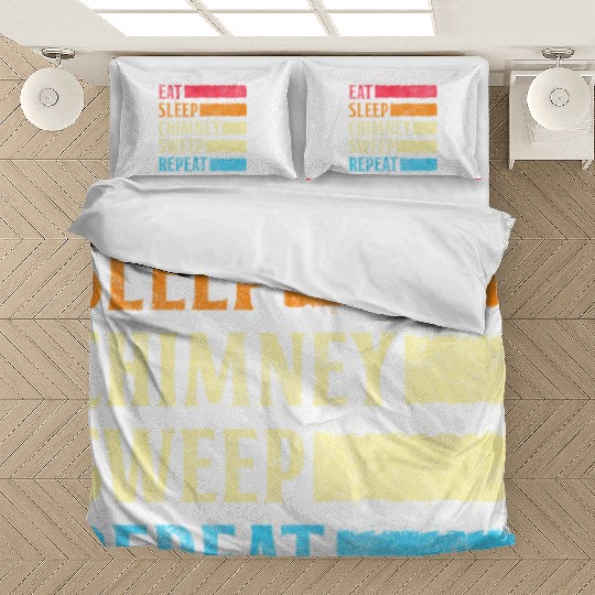 Lucky Charm New Year Fireplace Master Bedding Sets