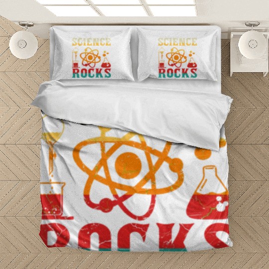 Funny Retro Vintage Science Chemistry Teacher Bedding Sets