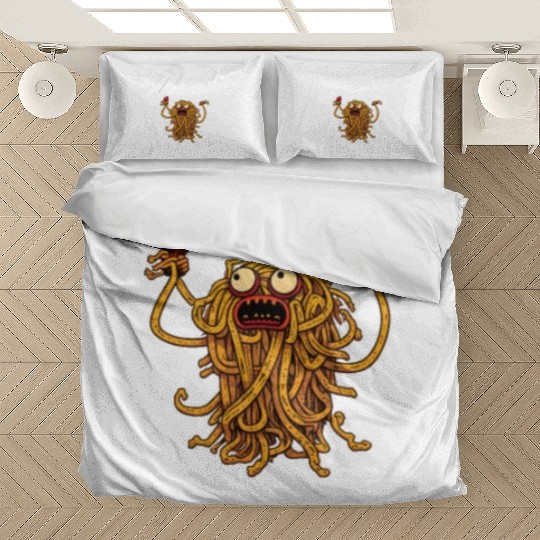 Atheist Atheism Flying Spaghetti Pastafarianism Bedding Sets