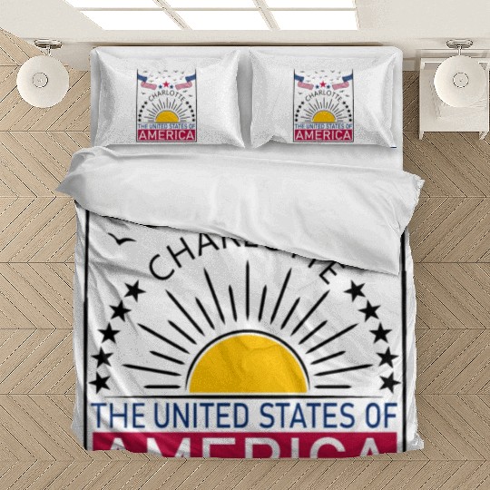 Welcome to Charlotte, Welcome to North Carolina Bedding Sets