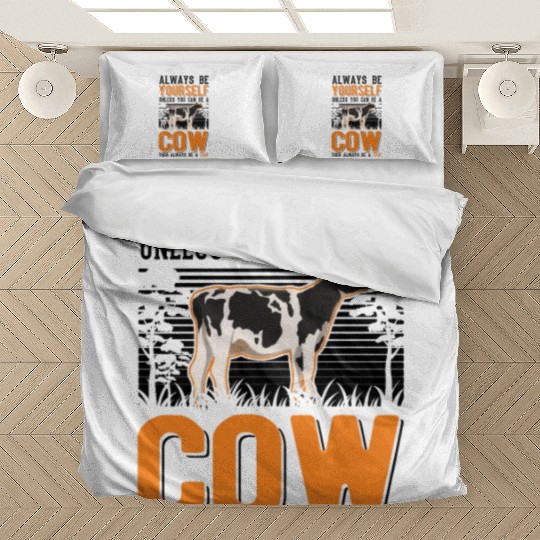 Cow Gift Farmer Cattle Breeder Cows Bedding Sets