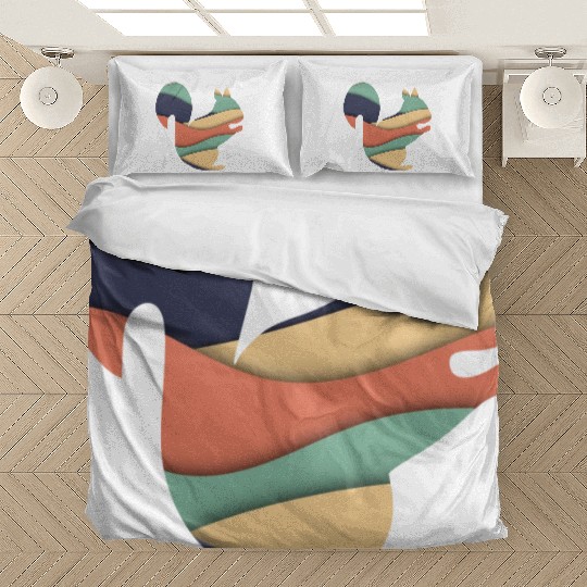 Ochre Squirrel Bedding Sets