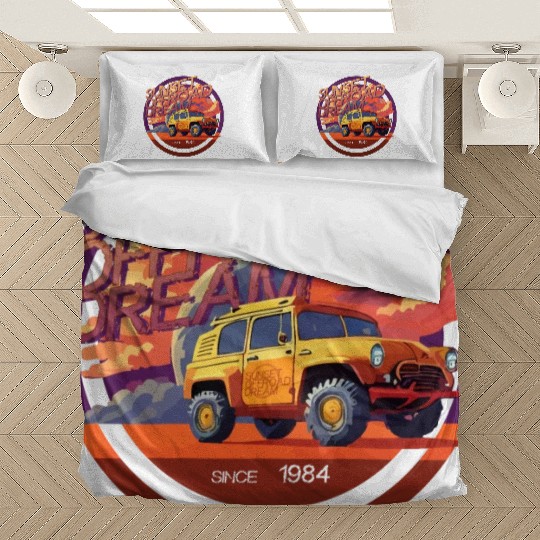 Desert Car Sunset Offroad Dream 5000 - DIGITAL Bedding Sets